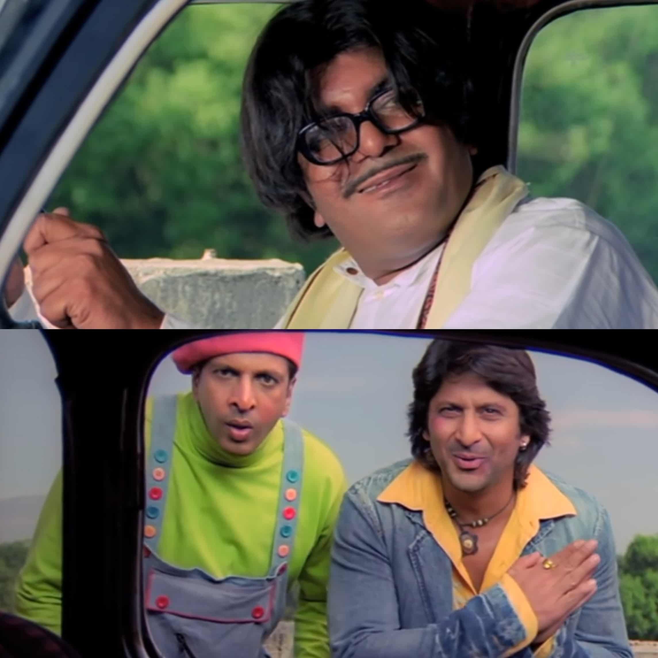 Arshad Warsi and Javed Jaffrey Dhamaal Meme Template 